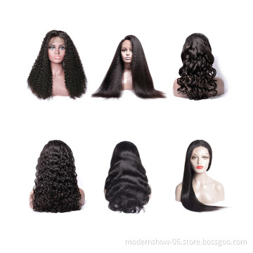 Factory Price Human Hair Transparent HD Swiss Lace Frontal Wig 360 Lace Front Wigs,12a Virgin Cuticles Aligned Human Hair wigs